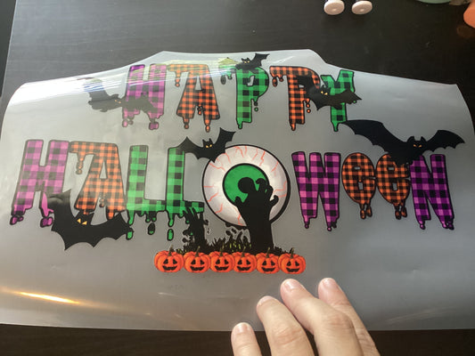DTF Transfer Design D249- Happy Halloween