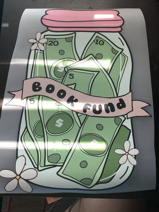 DTF Transfer Design D306- Book Fund