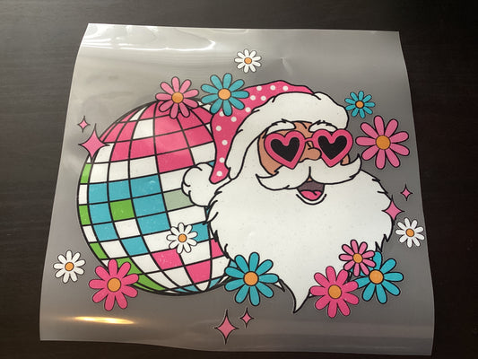 DTF Transfer Design D341- Santa Disco