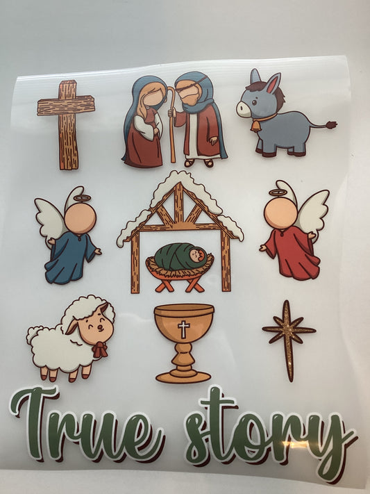 DTF Transfer Design D383- True Story