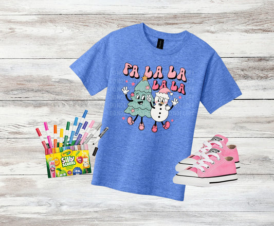 DTF Transfer Design D346- Fa La La