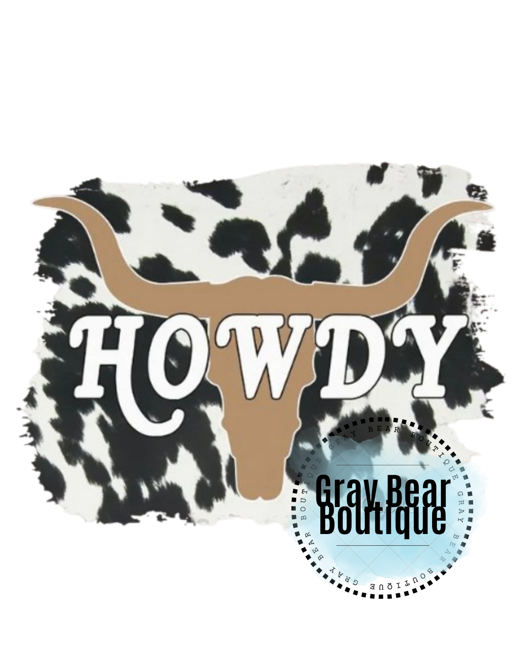 DTF Transfer Designs- Western Howdy