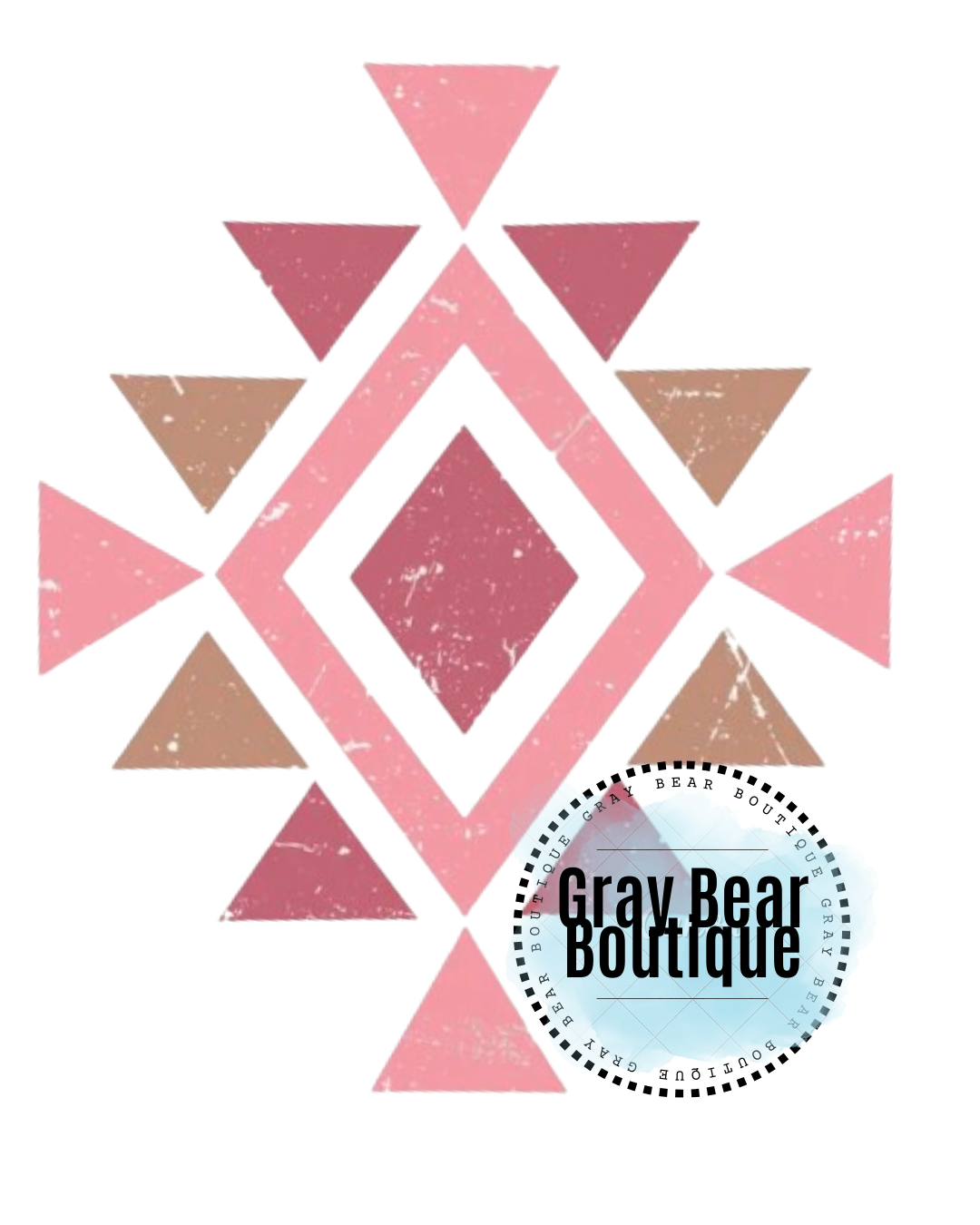 DTF Transfer Design- Pink Aztec