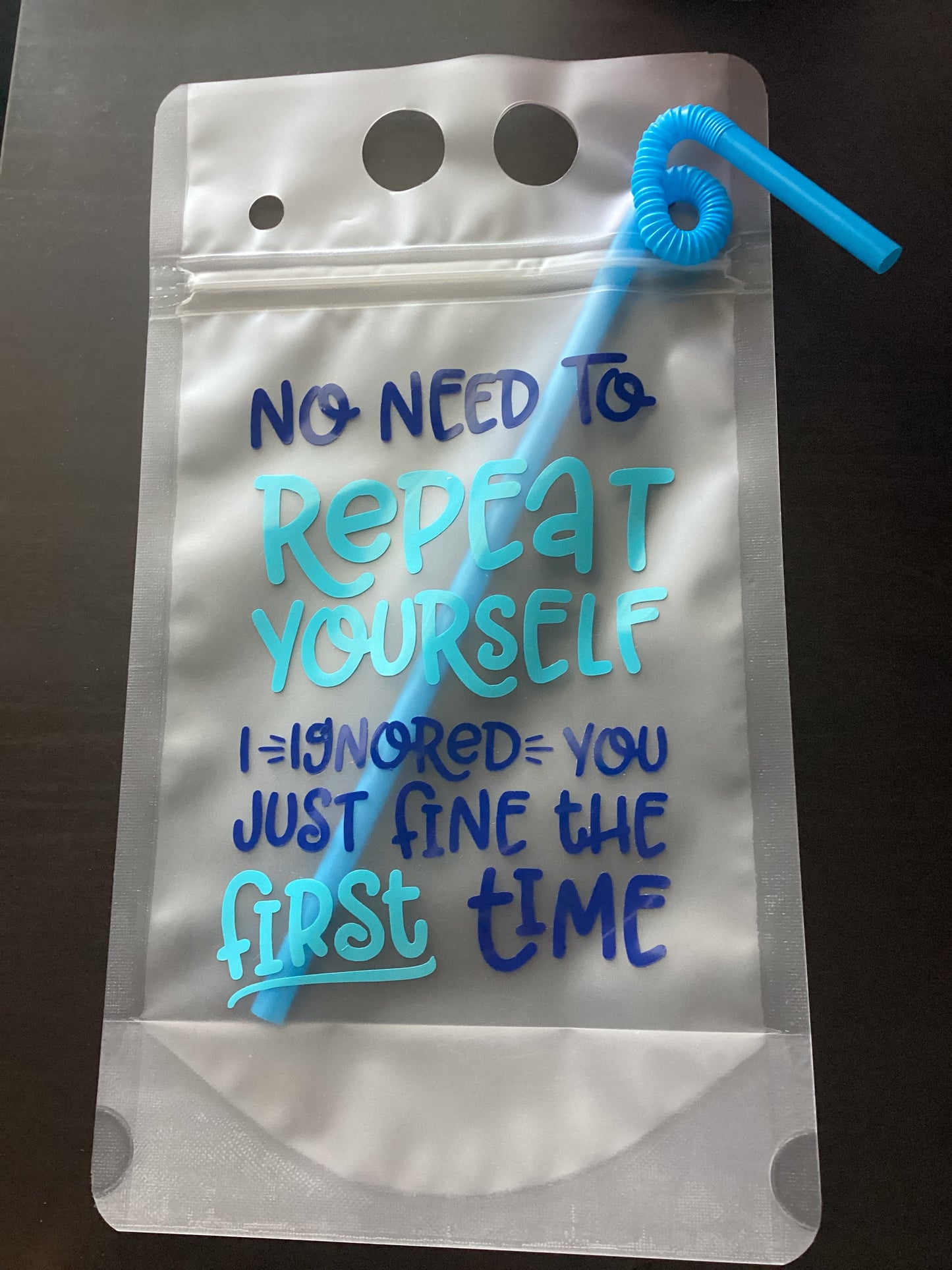 No need to repeat