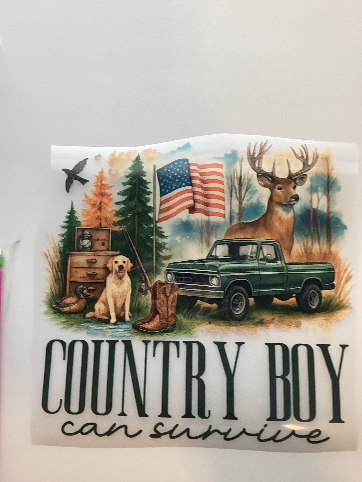 DTF Transfer Design D393- Country Boy