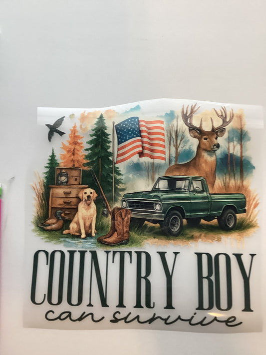 DTF Transfer Design D393- Country Boy