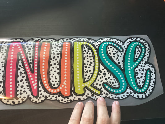 DTF Transfer Design D264- Nurse Dalmatian