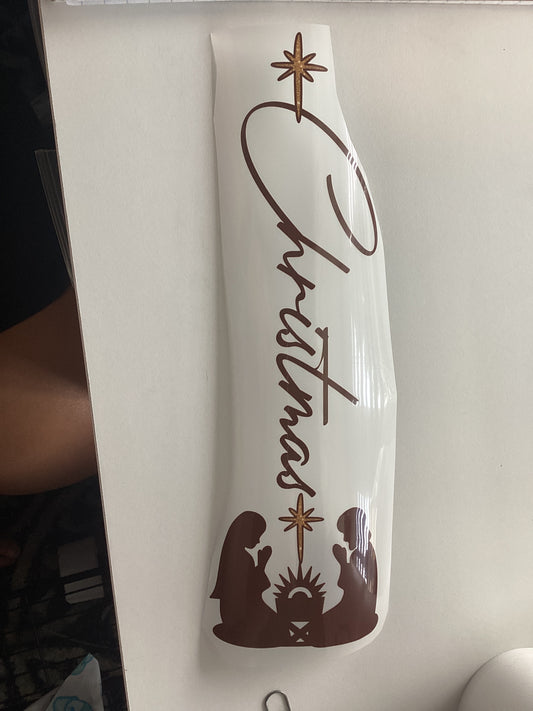 DTF Transfer Design D381- Brown Christmas