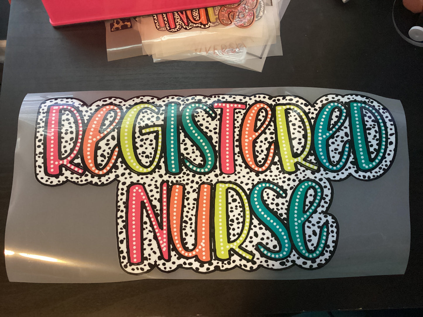 DTF Transfer Design D270- Registered Nurse