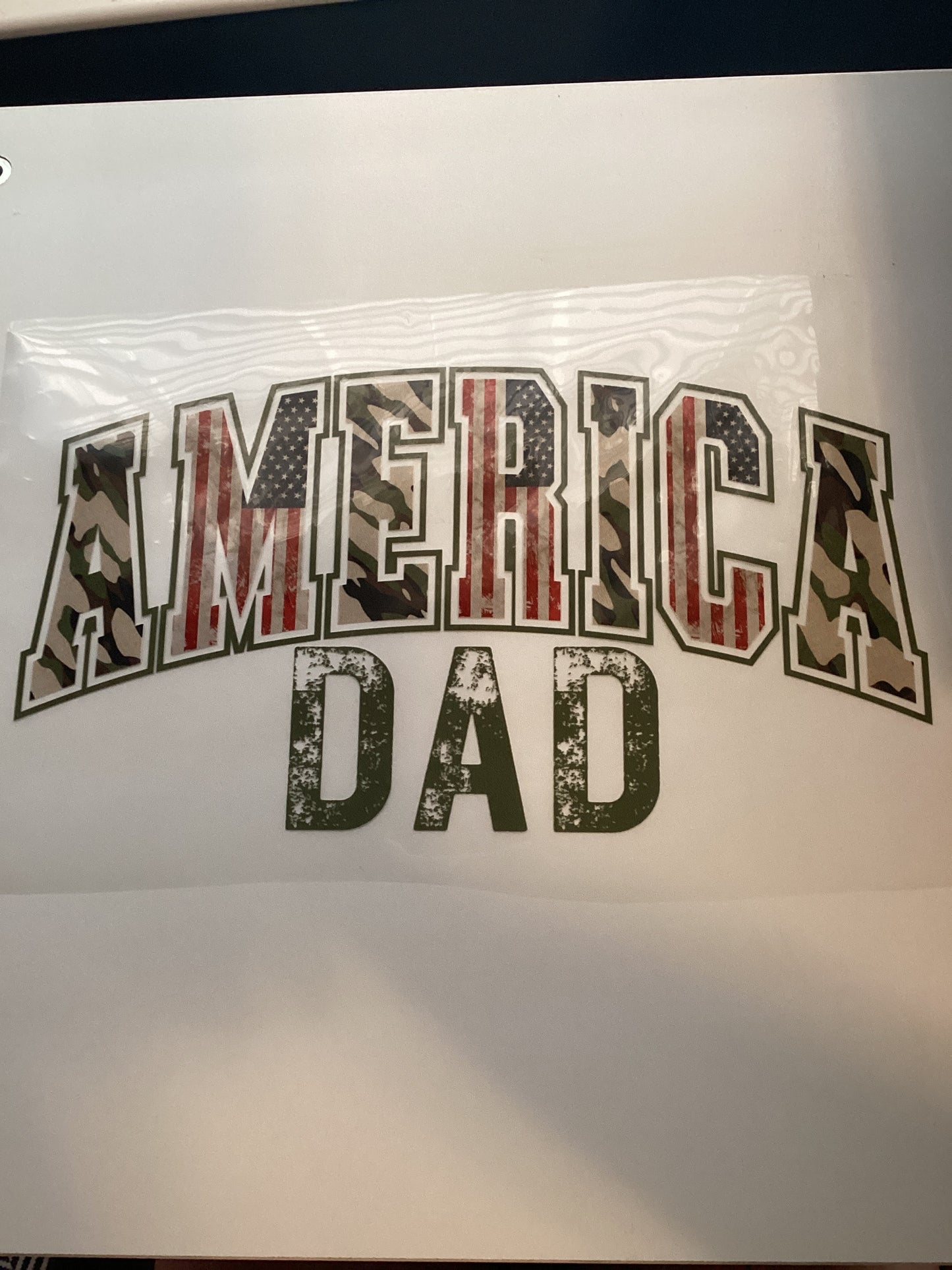 DTF Transfer Design D85- America Dad