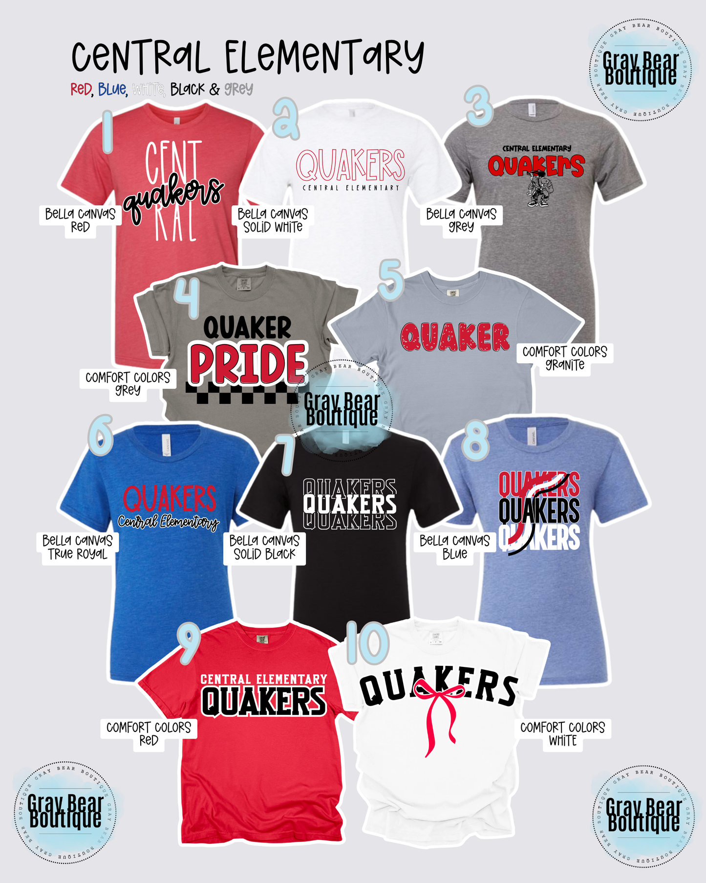 Central Elementary School Spirit Wear