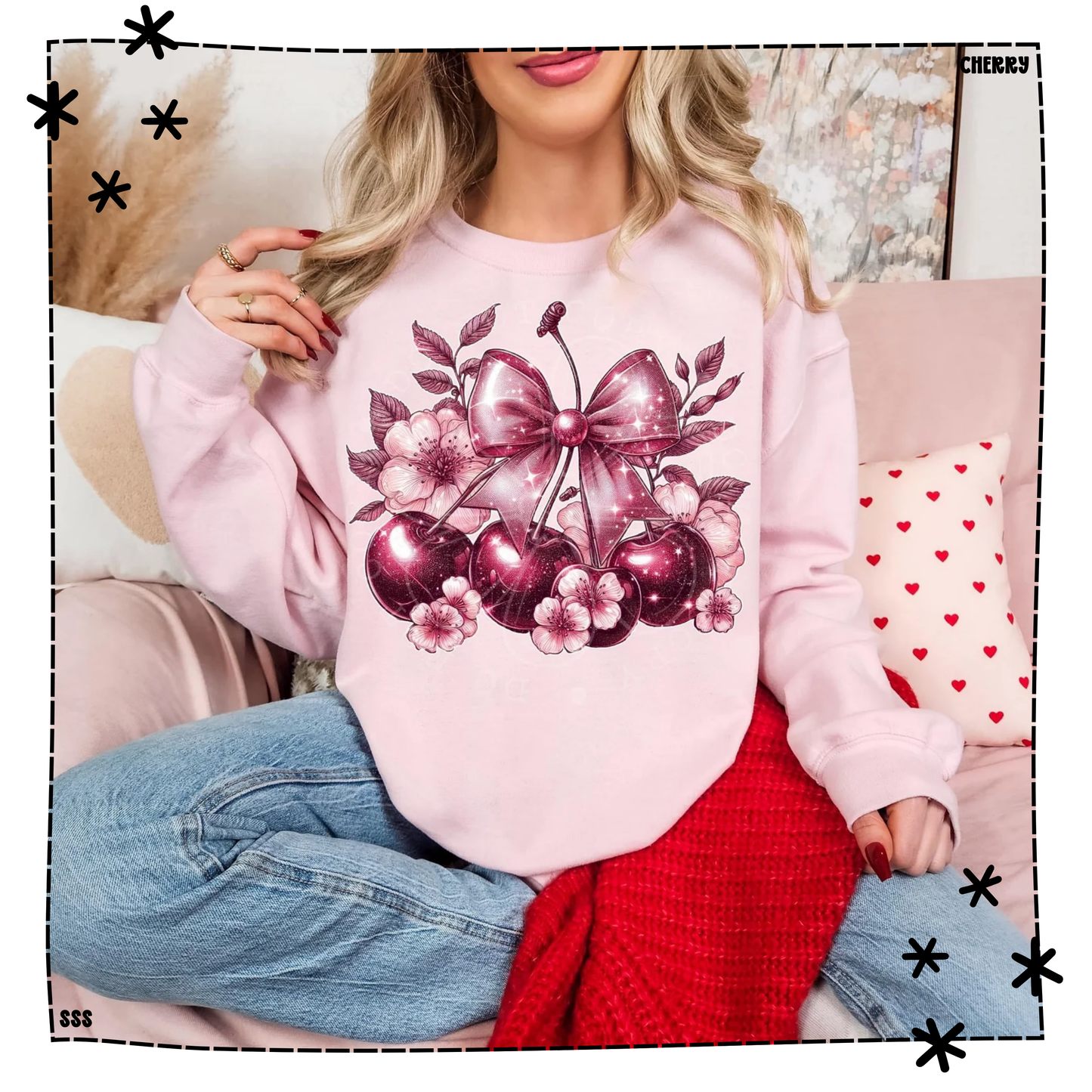 Cherry Florals Coquette