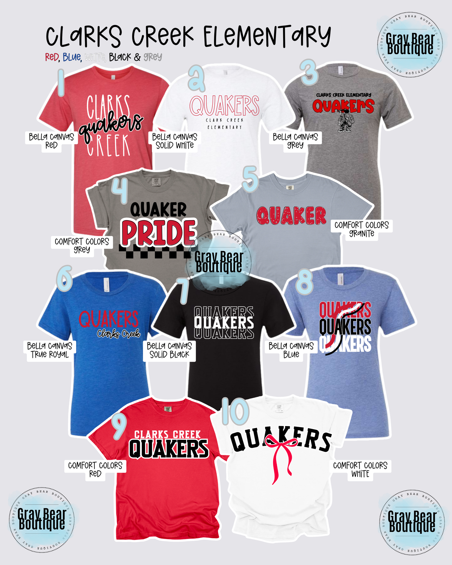 Clarks Creek Elementary Spirit Wear