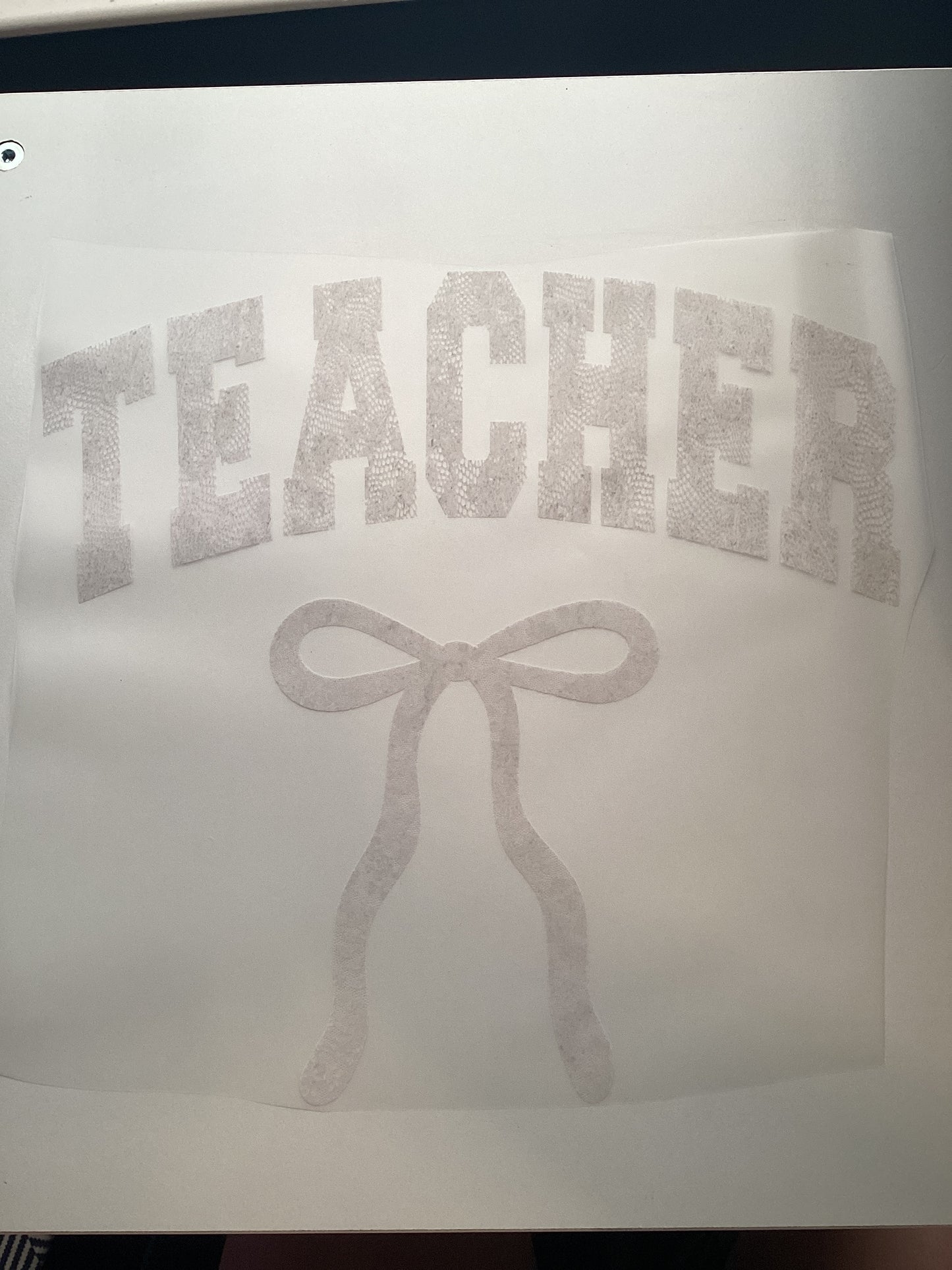 DTF Transfer Design D91- Teacher Lace