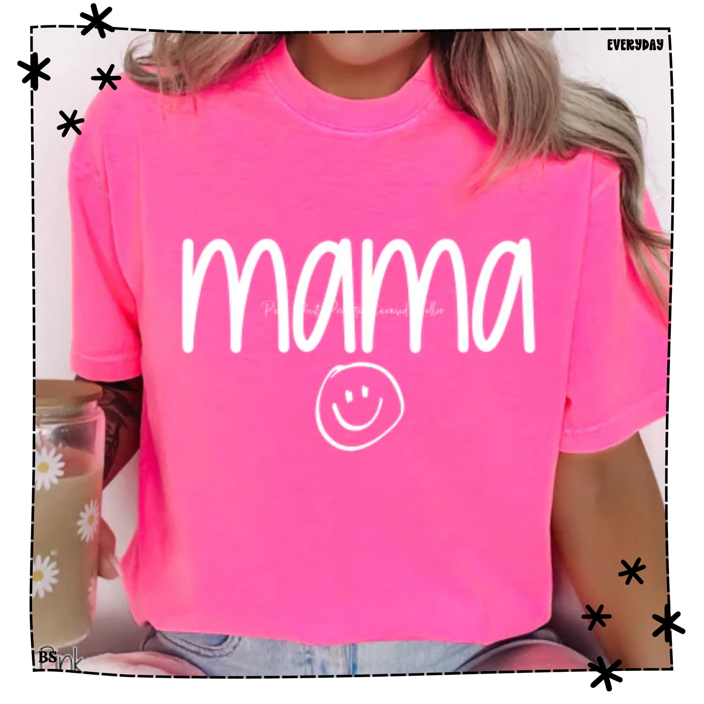 Doodle Mama Smiley Face