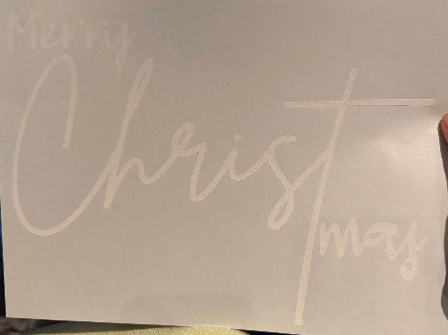 Screen Print Transfer Design S254- Merry Christmas