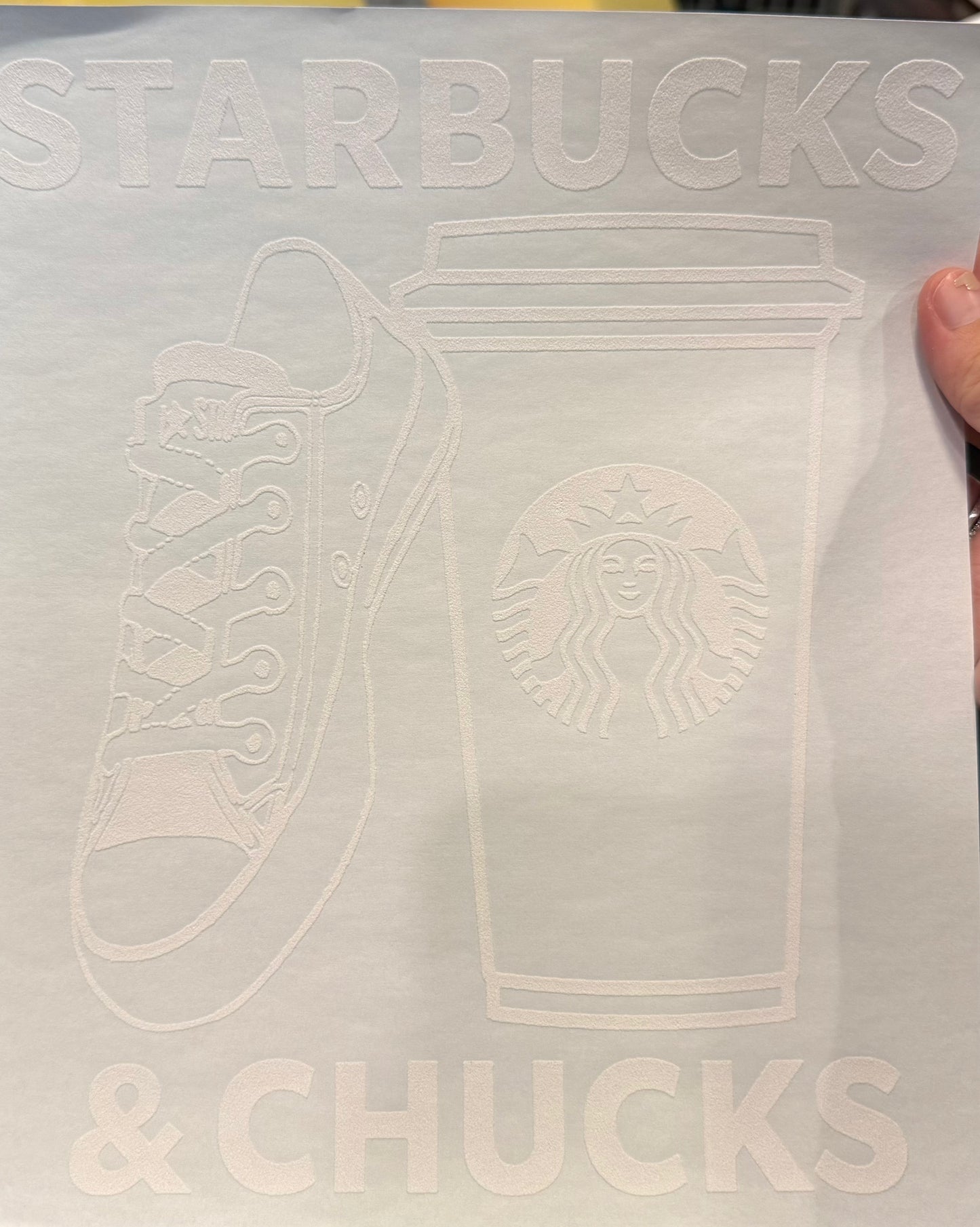 Screen Print Transfer Design S247- Star $ and Chu cks