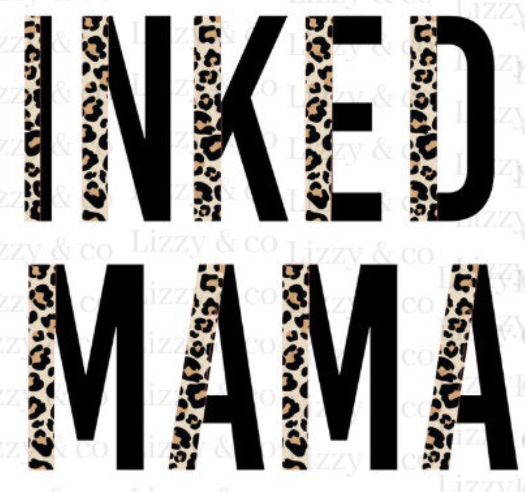 Screen Print Transfer Design S232- Inked Mama