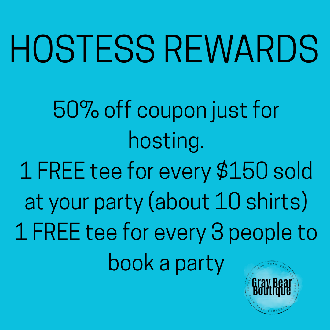 Host a Tee Party! Earn FREE Tees!