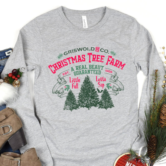 DTF Transfer Design D353- Christmas Tree Farm
