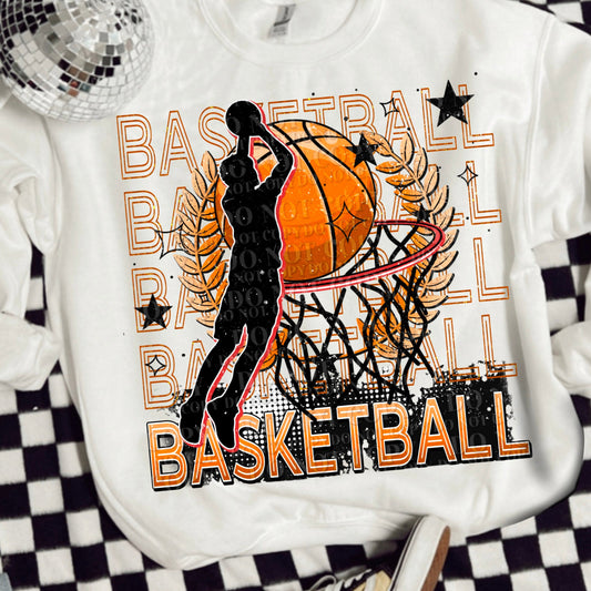 DTF Transfer Design D353- Basketball
