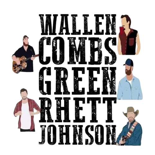 DTF Transfer Design- Country Singers