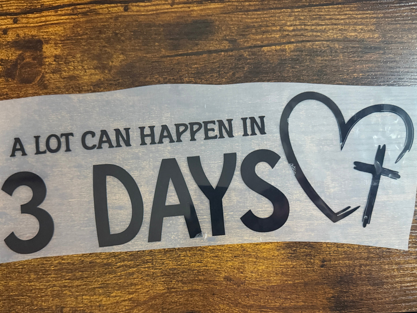 A Lot Can Happen In 3 Days