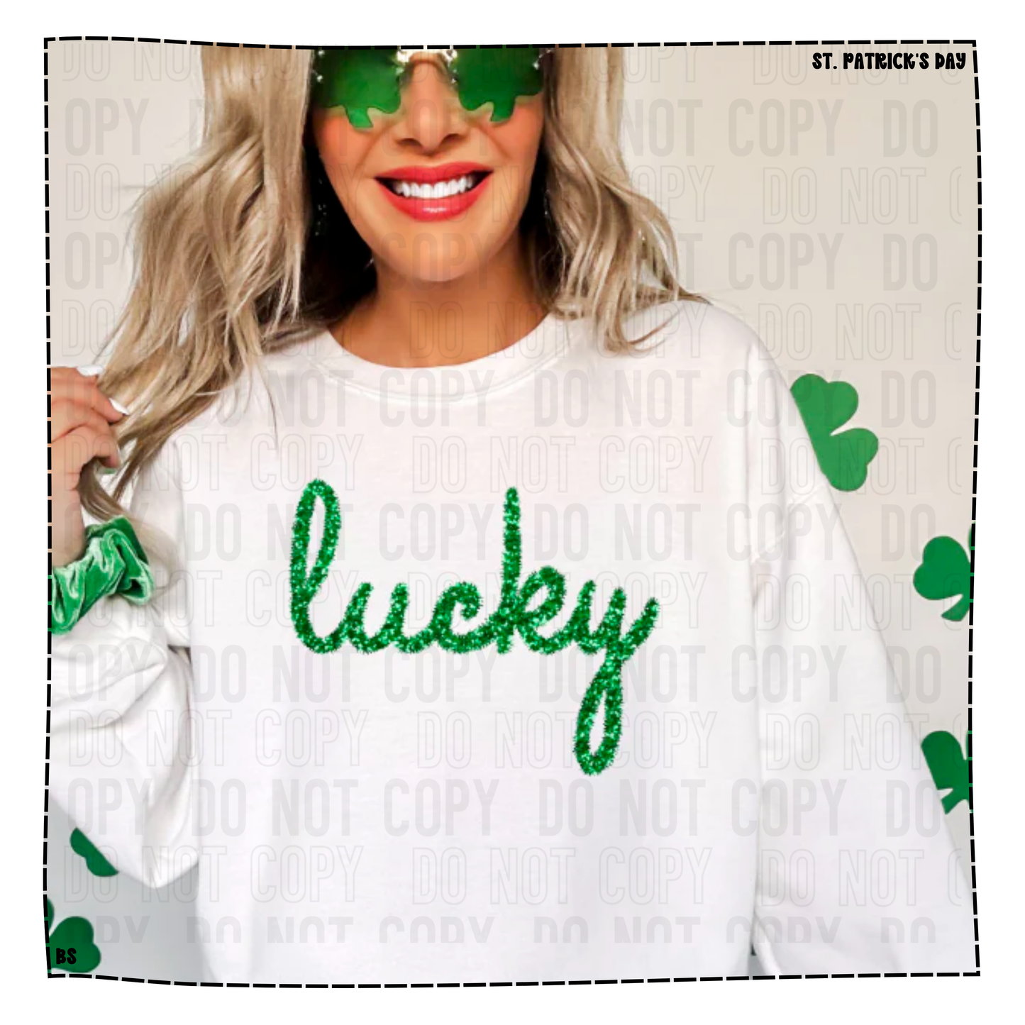 Lucky Faux Tinsel Glitter