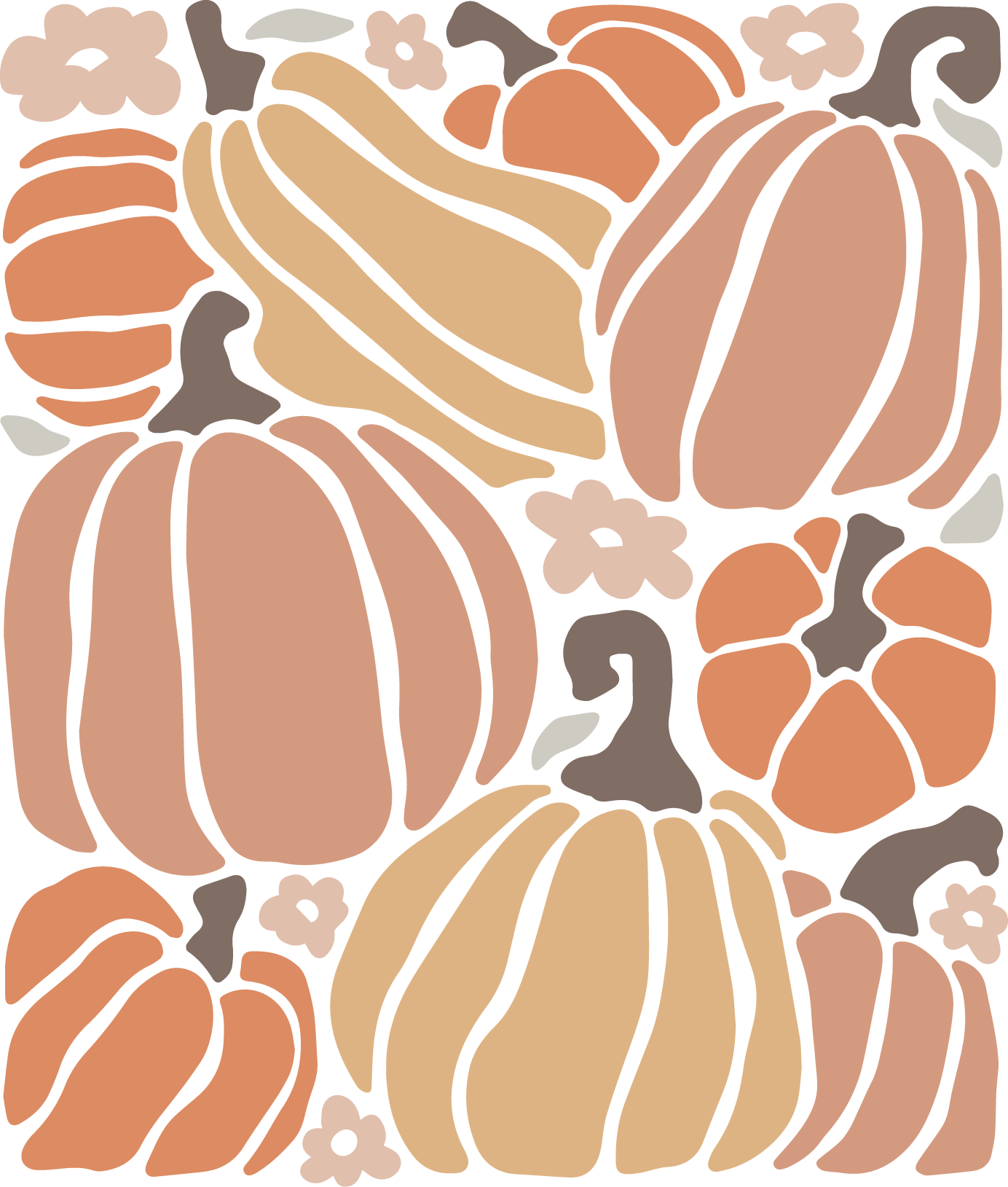 DTF Transfer Design D233- Pumpkins