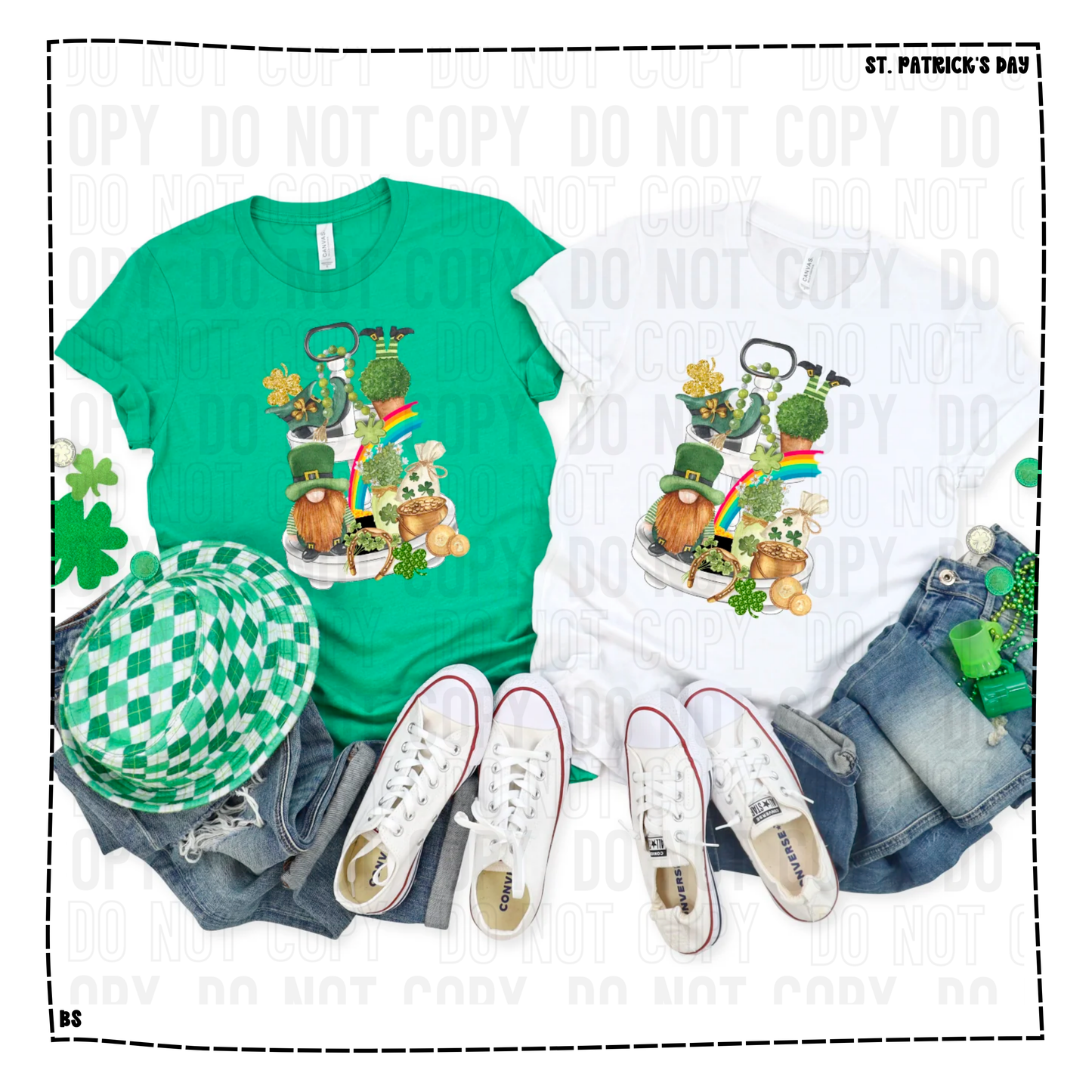 St. Patrick's Day Tiered Tray