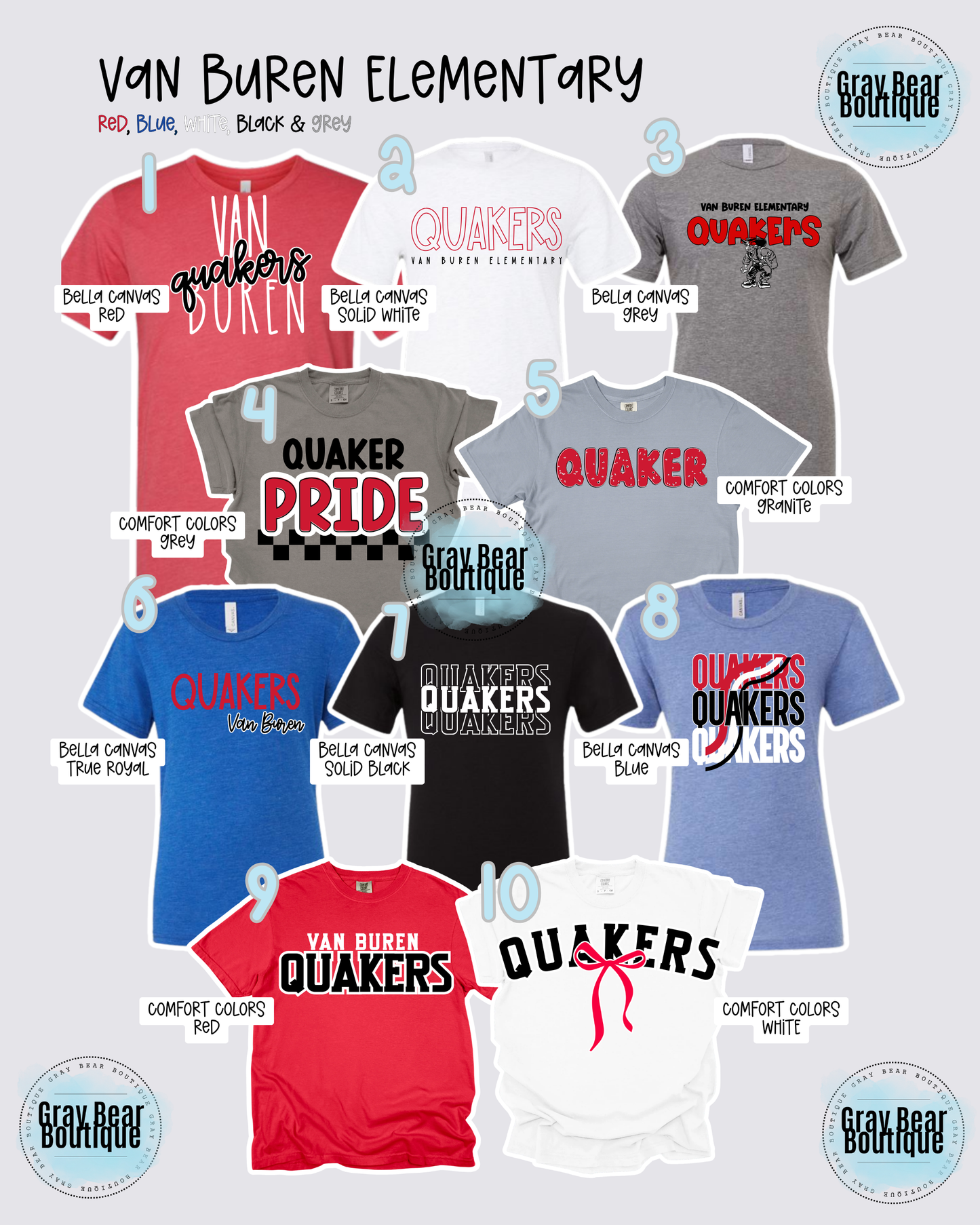 Van Buren Elementary Spirit Wear