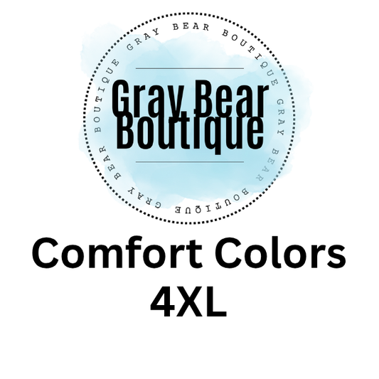 Comfort Colors T-Shirt Size 4XL