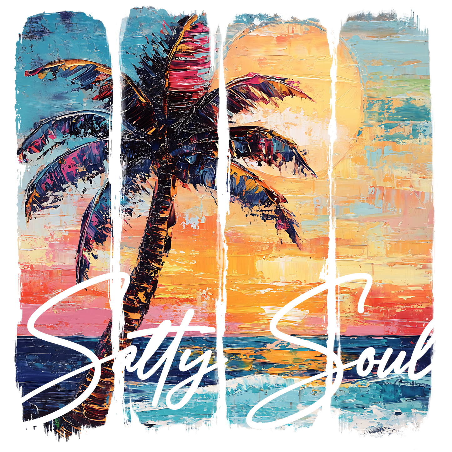 DTF Transfer Design D415- Salty Soul