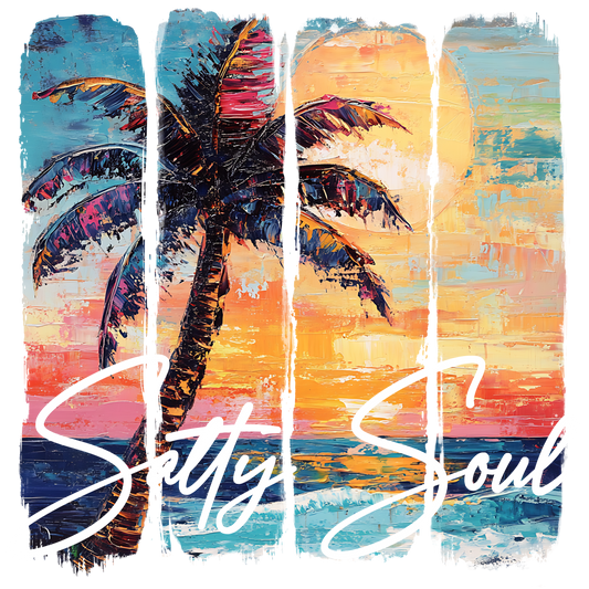 DTF Transfer Design D415- Salty Soul