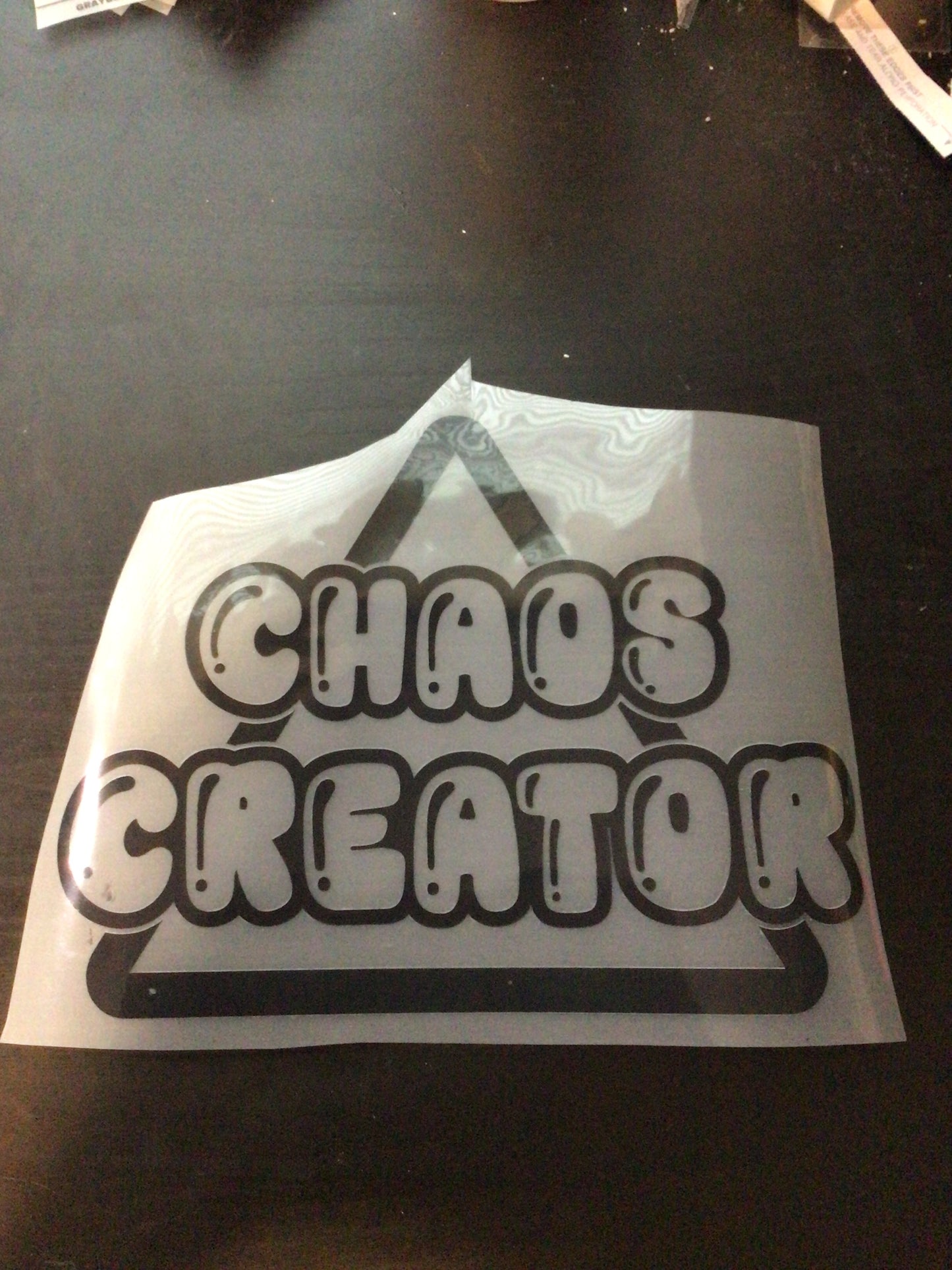 DTF Transfer Design D170- Chaos Creator