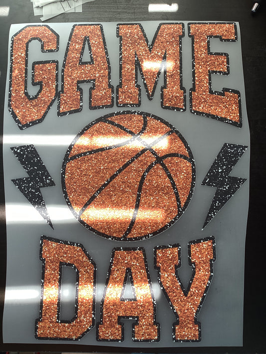 DTF Transfer Design D372- Basketball Game Day