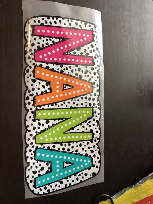 DTF Transfer Design D201- Nana Dalmatian
