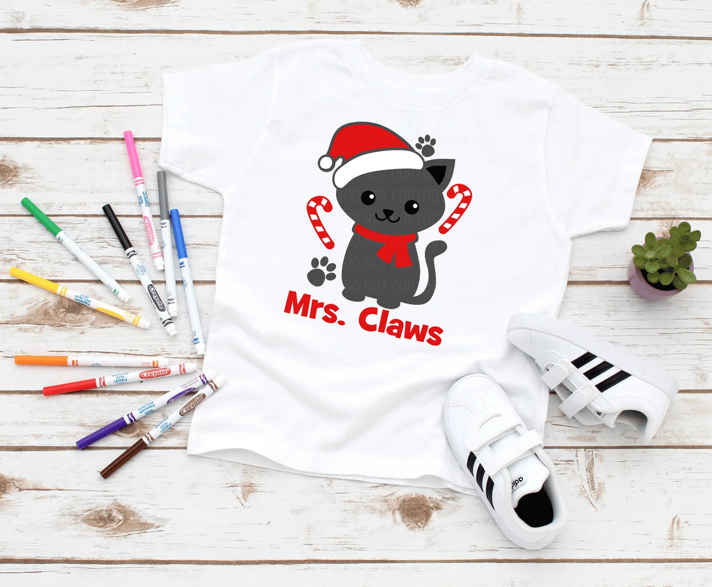 DTF Transfer Design D333- Mrs. Claws