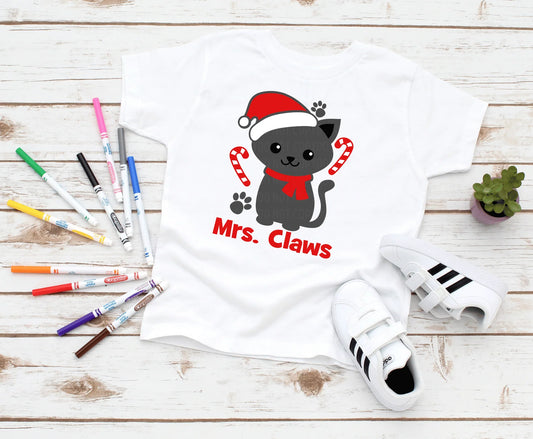 DTF Transfer Design D333- Mrs. Claws