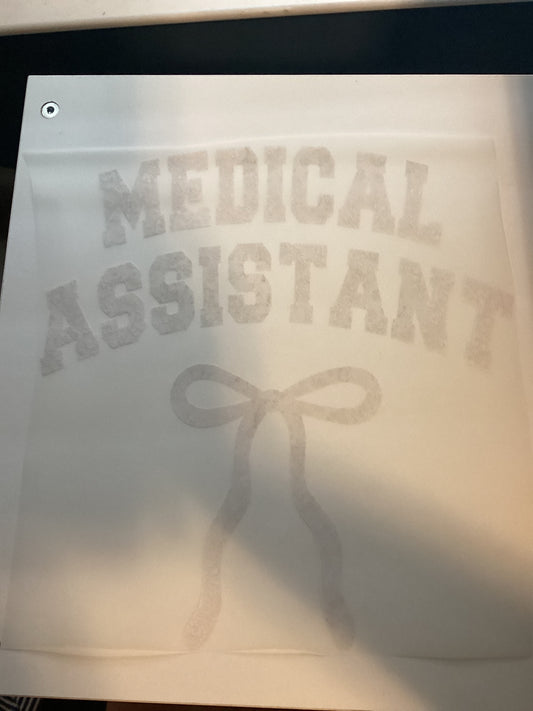 DTF Transfer Design D103- Medical Assistant Lace