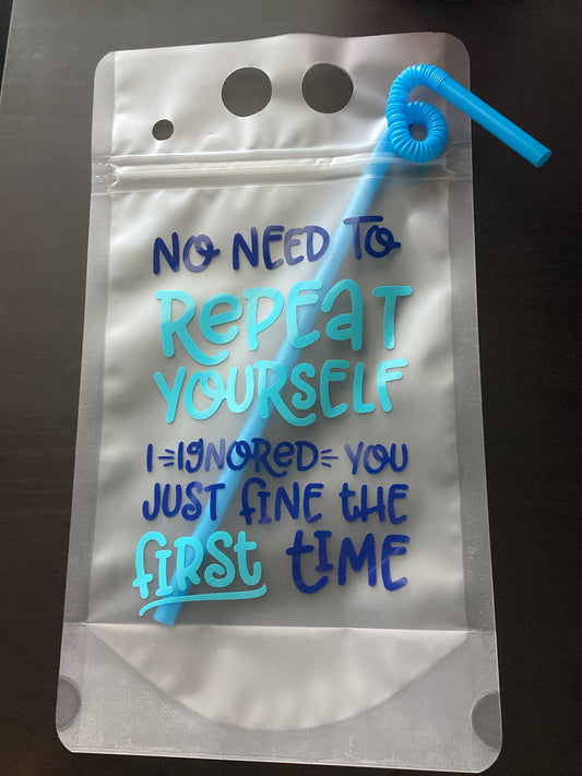 No need to repeat