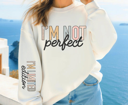 DTF Transfer Design D143-I'm Not Perfect