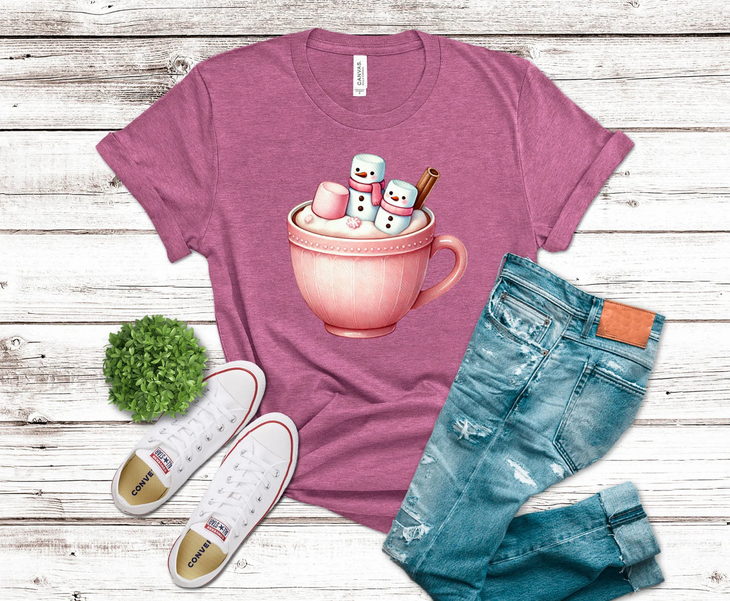 Snowmen Marshmallows Hot Cocoa