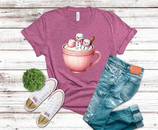 Snowmen Marshmallows Hot Cocoa
