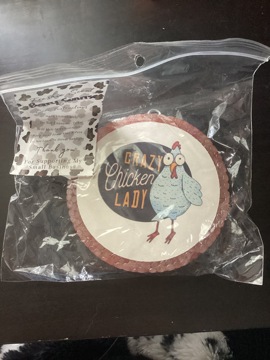 Crazy chicken lady
