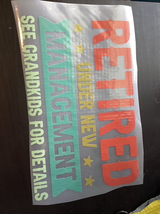 DTF Transfer Designs D207- Retired Under New Management