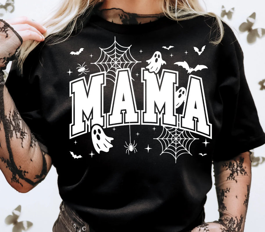 Screen Print Transfer Design S201- Mama Halloween