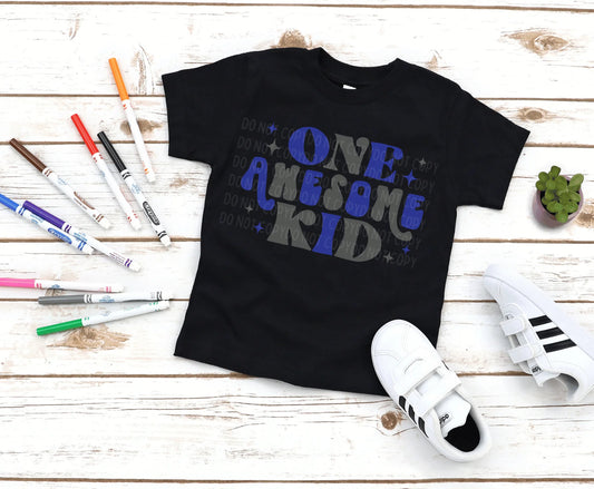 DTF Transfer Design D159- One Awesome Kid