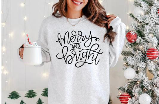 Screen Print Transfer Design S190- Merry and Bright