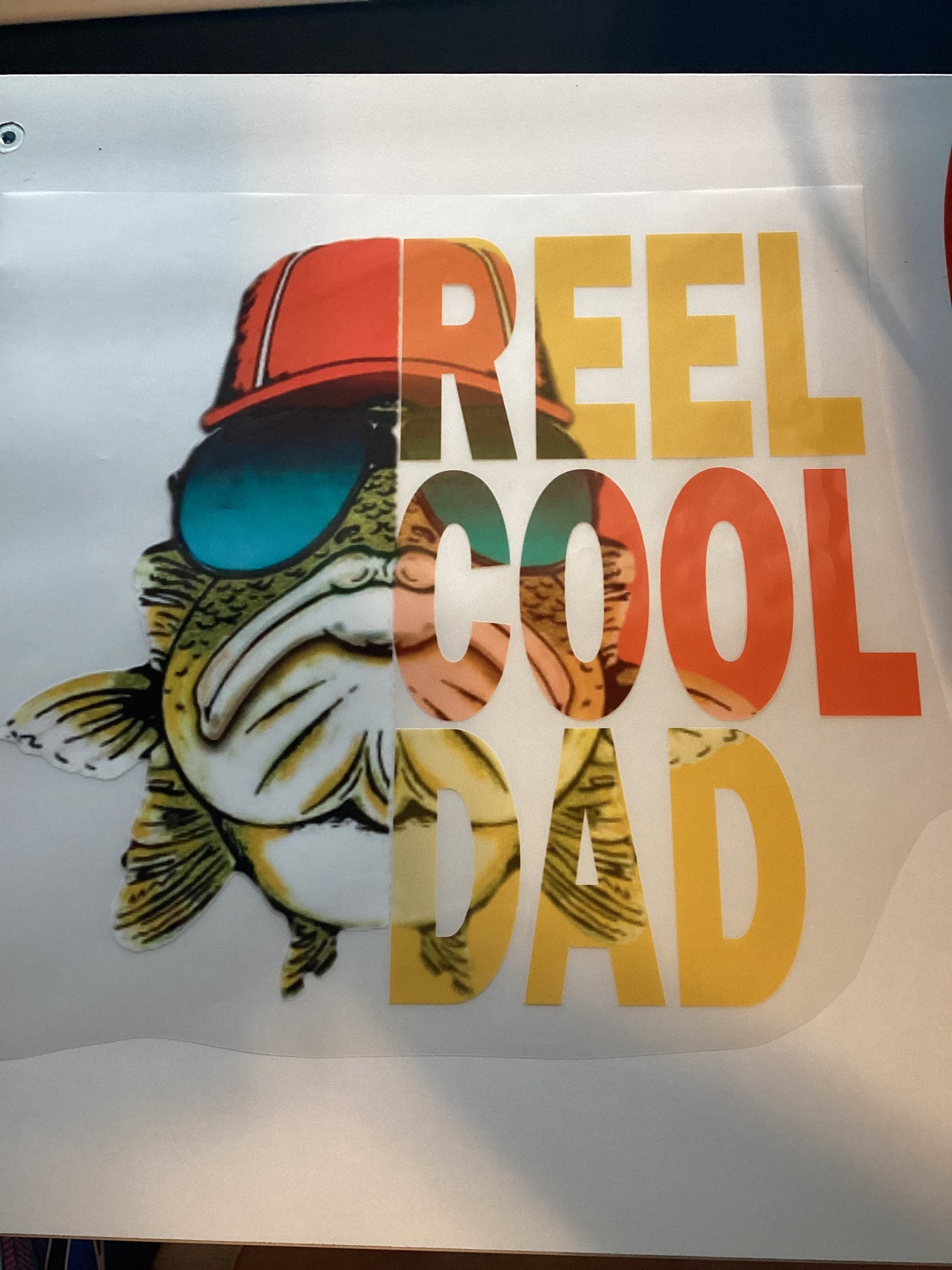 DTF Transfer Design D81- Reel Cool Dad